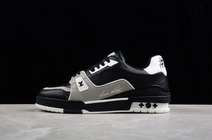 LouisVuitton Trainer - Black/Grey-Euro 41