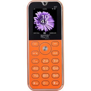 MTR M7 (Dual SIM, 1.44 Inch Display, 1100 mAh Battery, Orange)