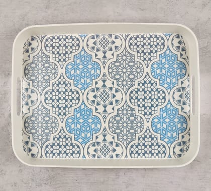 India Circus Mughal Jhali Rectangle Small Bamboo Tray