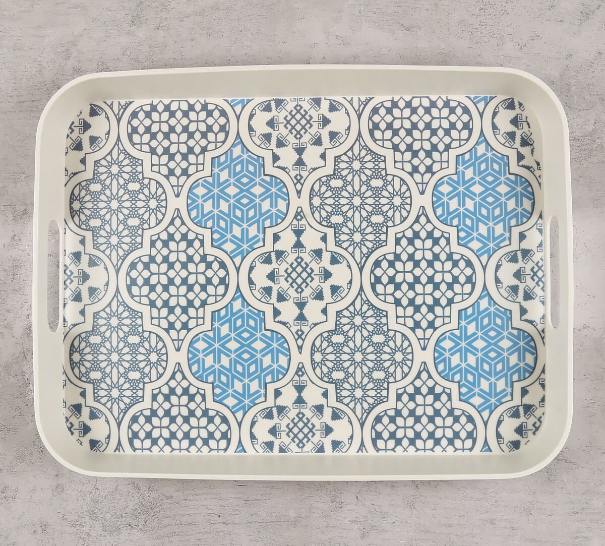 India Circus Mughal Jhali Rectangle Small Bamboo Tray