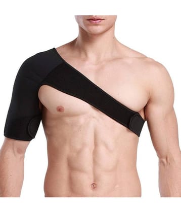 Medtrix Shoulder Support Compression Neoprene Black-Right Free Size