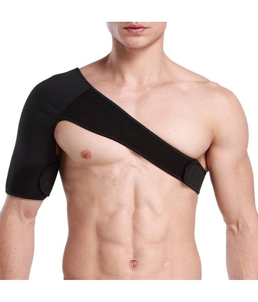 Medtrix Shoulder Support Compression Neoprene Black-Right Free Size