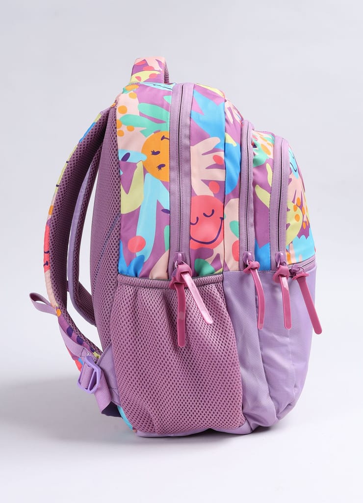 PB Pearlbags Polyester Water Resistant Casual Backpack With Pencil Pouch For School For Boys and Girls