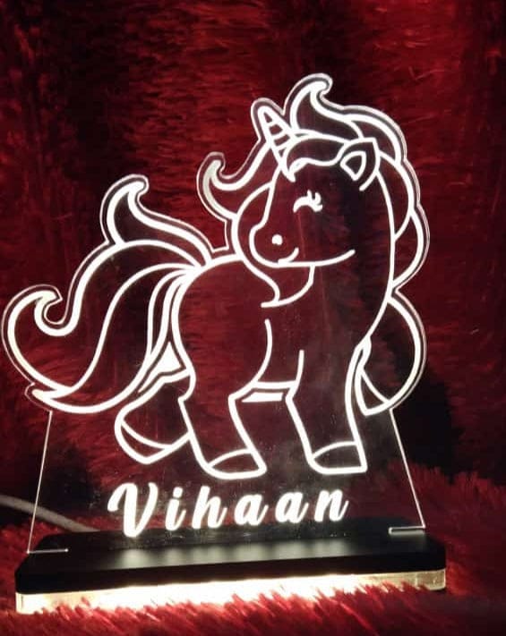 Customized Unicorn LED Frame