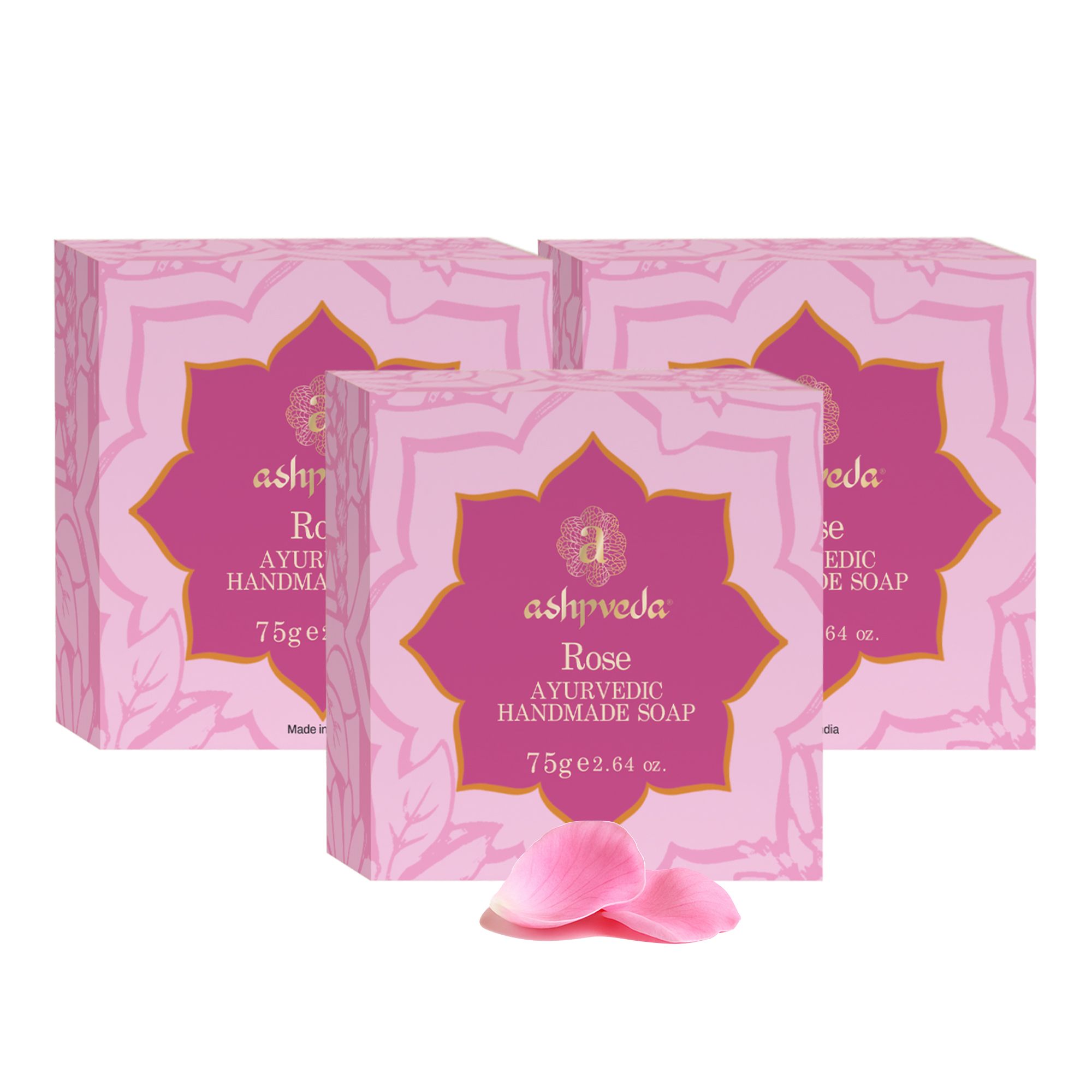 ashpveda Hydrating Gulab Bathing Bar