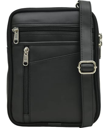 MATRICE - Black Solid Messenger Bag