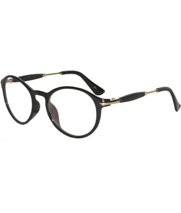 Peter Jones Black Round Spectacle Frame RX1433