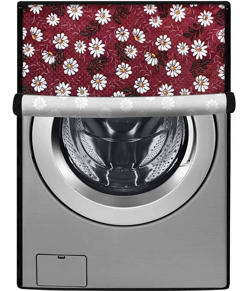 CASA FURNISHING Front Load Washing Machine Cover Compatiable For 7 kg - Purple