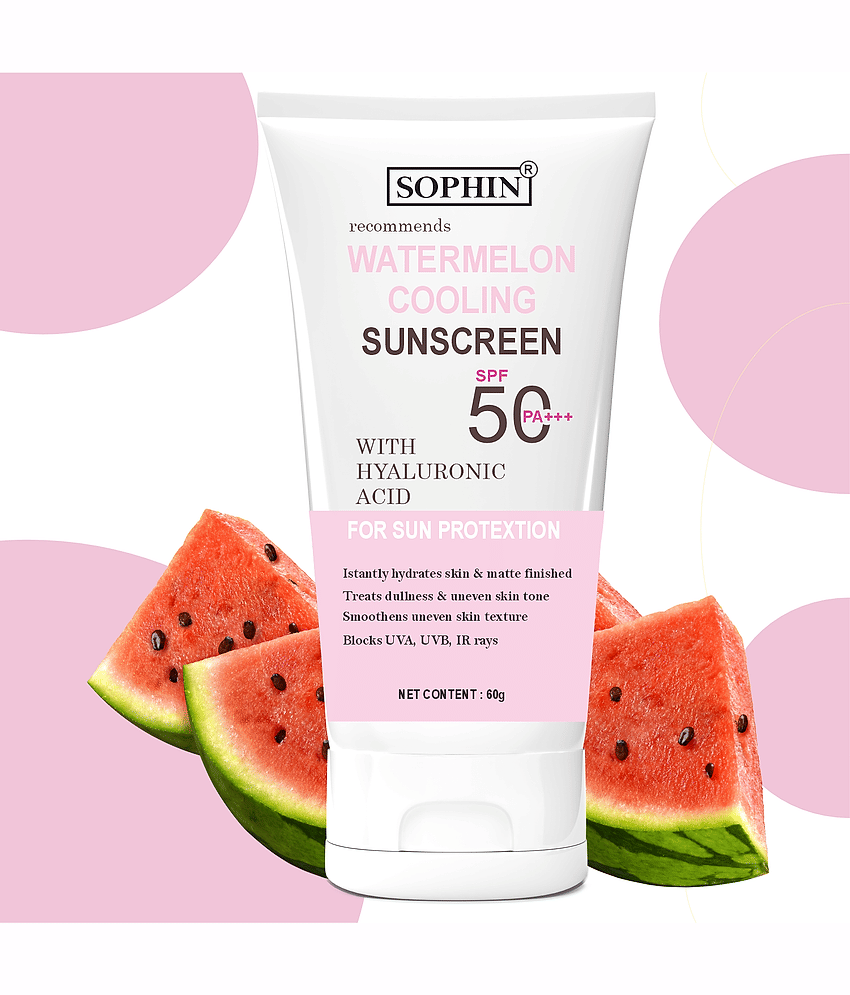 SOPHIN SPF 50 Sunscreen Cream For All Skin Type ( Pack of 1 )