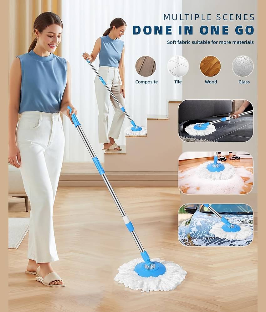 TINUMS - Handle Mop ( Extendable Mop Handle with 360 Degree Movement )