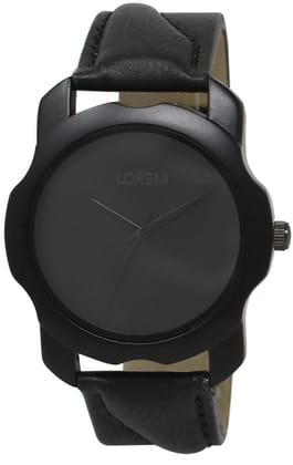 LOREM Black Dark Edition Analog Watch for Men LR22-UF