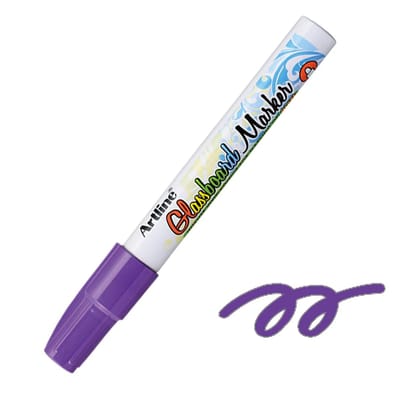 Artline Glassboard marker Pack of 12 (Purple Colour) | For Writing On Glassboards In Offices, Schools, And Other Settings Artline Glassboard marker Pack of 12 (Purple Colour) | For Writing On Glassboards In Offices, Schools, And Other Settings