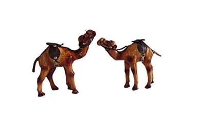 RAHUL Decorative Item (2 Camels, 6 inch)