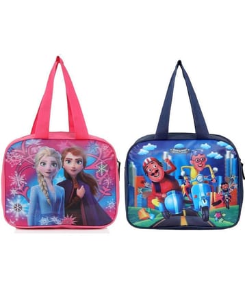 Kyros Blue Polyester Lunch Bag Pack of 2