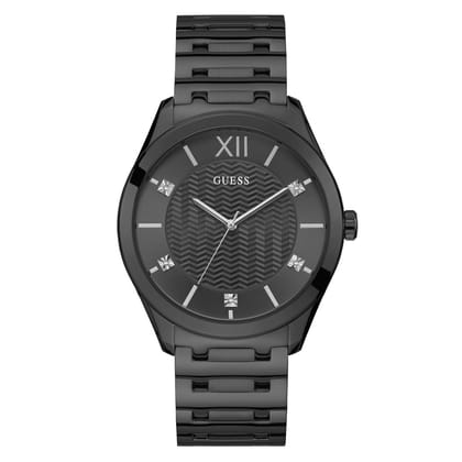 Guess Men Black Dial Analog Watch - U1341G3M-Black