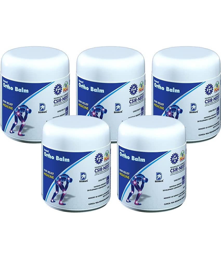 Deemark Ortho Balm for Joint Pain, Back Pain, Knee Pain, Shoulder Pain. - Pain Relief Balm (Pack Of 5)