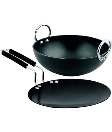 Veer - Iron Non coated Deep Kadhai 1750 ml