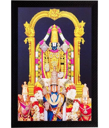 eCraftIndia Multicoloured Lord Balaji UV Wall Art