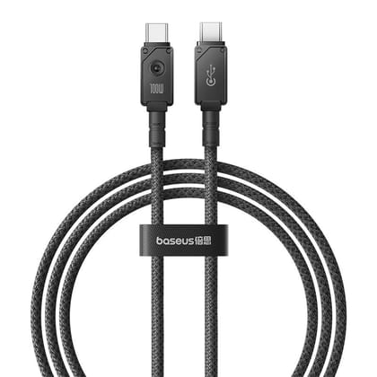 Baseus Unbreakable Series Fast Charging Data Cable  Type-C to Type-C-P10355800111-00-1M / Black