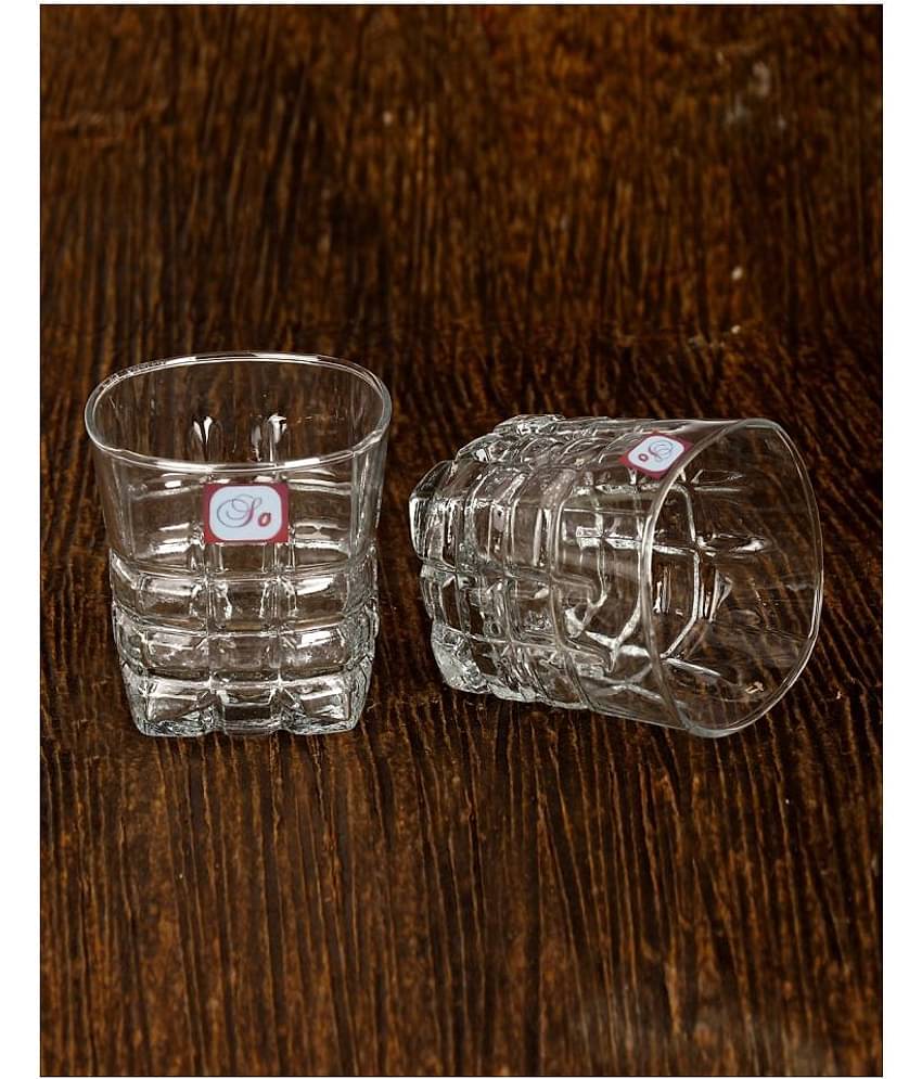 Afast Glass Glasses, Clear, Pack Of 2, 180 ml