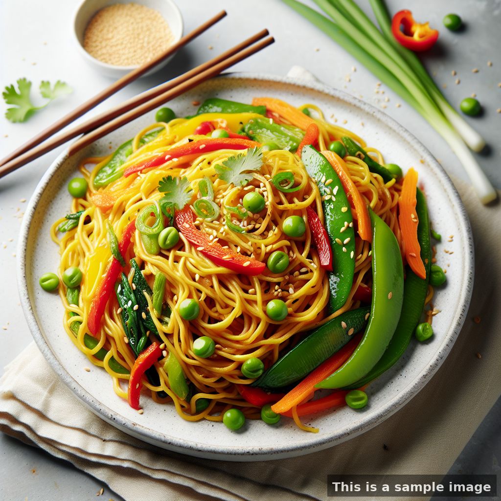 Veg Singapore Noodles