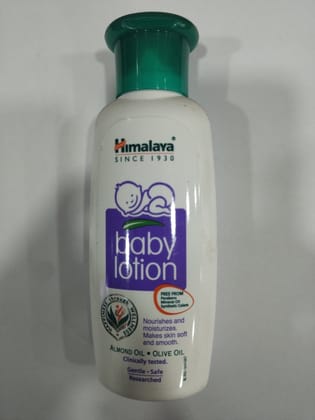 Himalaya Baby Lotion Almond oil & olive oil Makes skin soft 