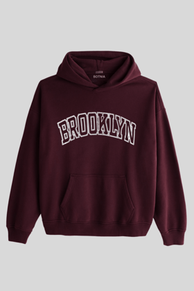 Brooklyn -Oversized Hoodie-M-L
