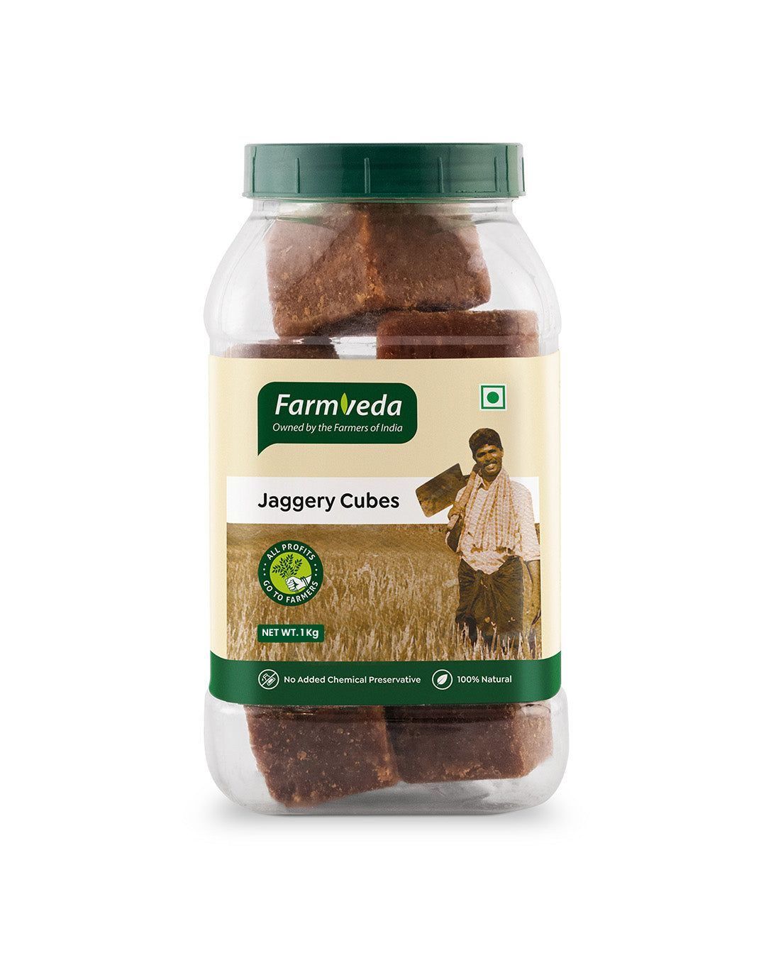 Farmveda Jaggery Cubes - 1kg