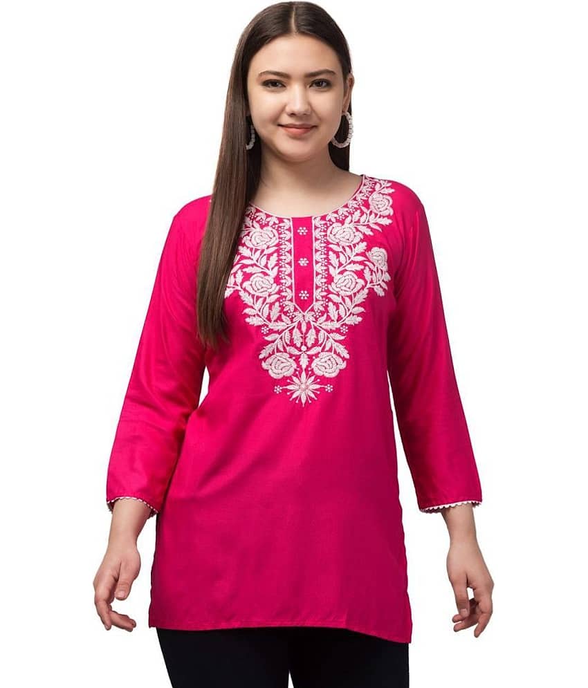 Rayon Short Kurti For Women (Pack of 1)