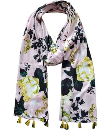 JVNINE - Be Unique Pink Viscose Women's Stole ( Pack of 1 )