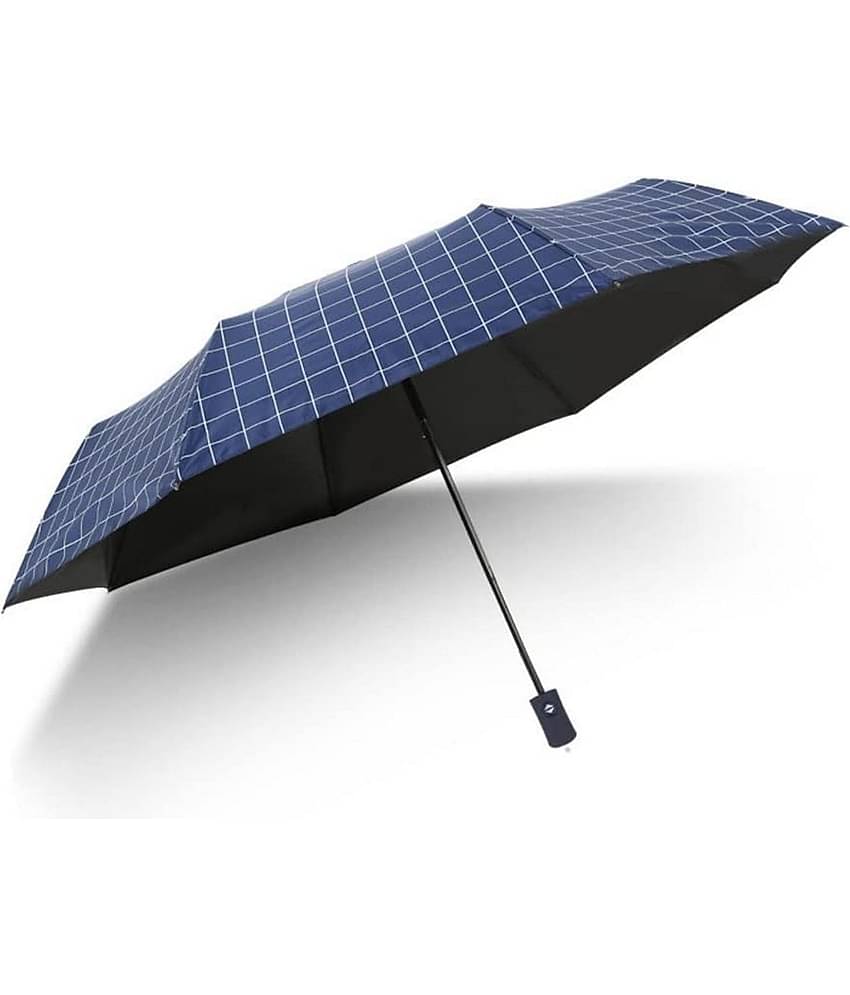 Infispace Blue 3 Fold Umbrella