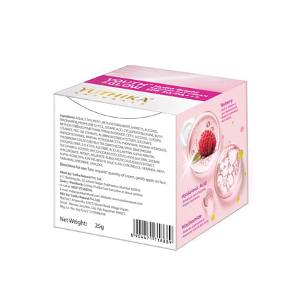 Yuthika Youth & Glow Hydra Bright Radiant Day Cream 25g Pack of 3, SPF30 PA+++ Dermatologically Tested, Tayberry Active Face Cream