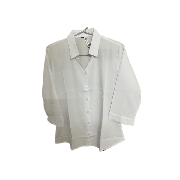 Champs Trendz Poly Cotton Shirts, White - XL