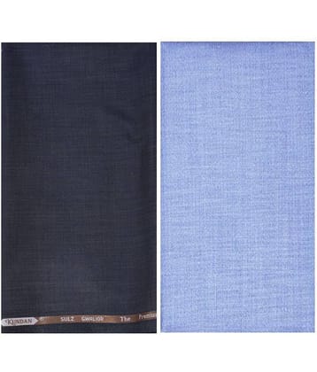 KUNDAN SULZ GWALIOR Multi Cotton Blend Unstitched Shirts & Trousers