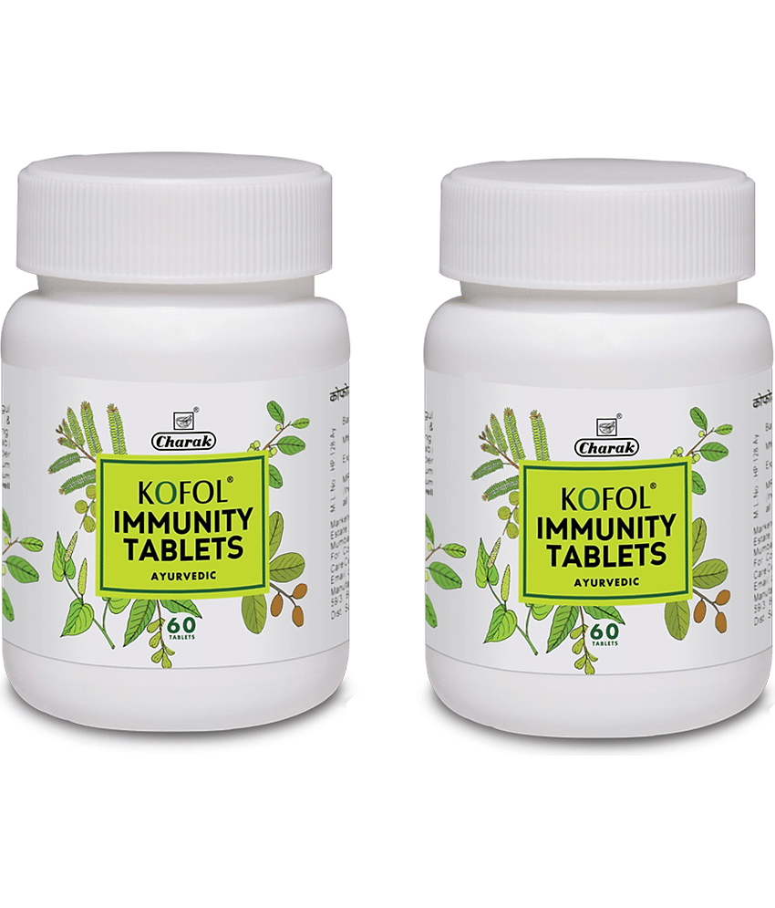 Kofol Immunity Tablets With Goodness of Giloy Haldi Pippali Shunti For Immunity 60 Tabs (Pack of 1)