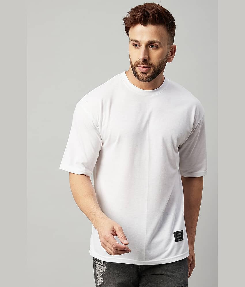 Gritstones Pack of 1 Cotton Blend Regular Fit Men's T-Shirt ( Brown )