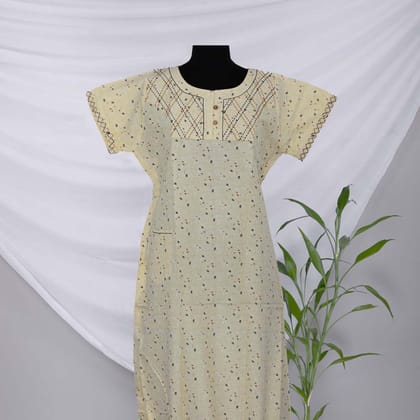 Nstyle Cotton Nighty Aline (Size 2XL)