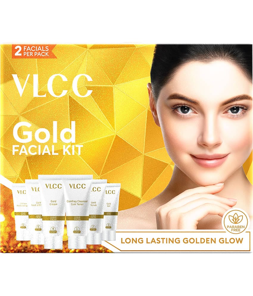 VLCC 1 Time Use Facial Kit For All Skin Type Gold 60g ( Pack of 1 )