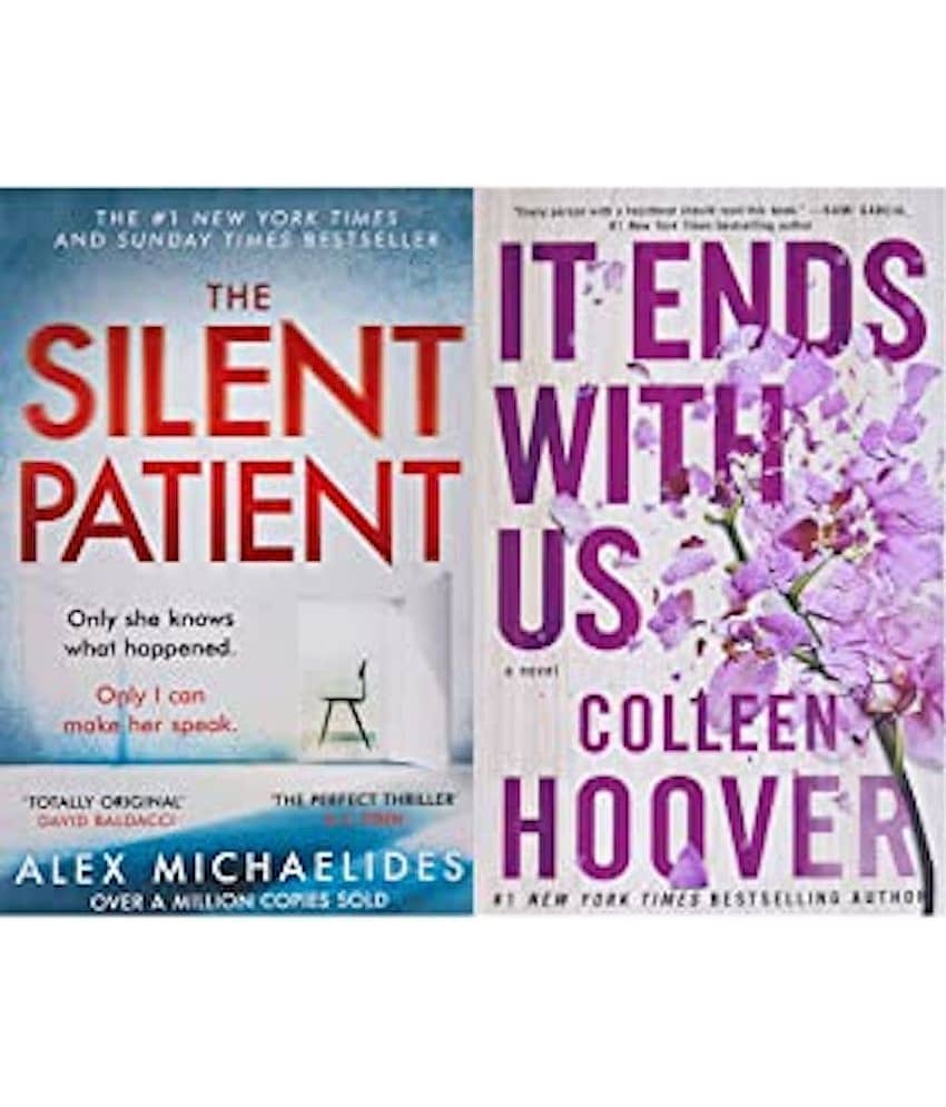The Silent Patient: The record-breaking, multimillion copy Sunday Times bestselling thriller and Richard & Judy book club pick + It Ends With Us: A Novel (Set of 2 books)