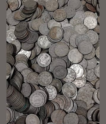 50 paise copper nickel old Issue mix dates (25 pcs Lott) lowest price