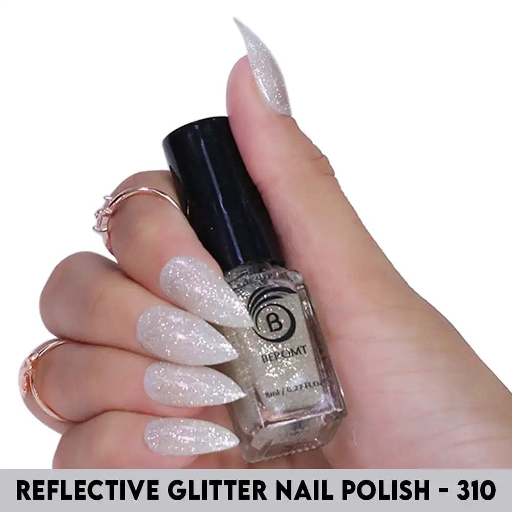 REFLECTIVE PINACOLADA GLITTER NAIL POLISH BNP 310