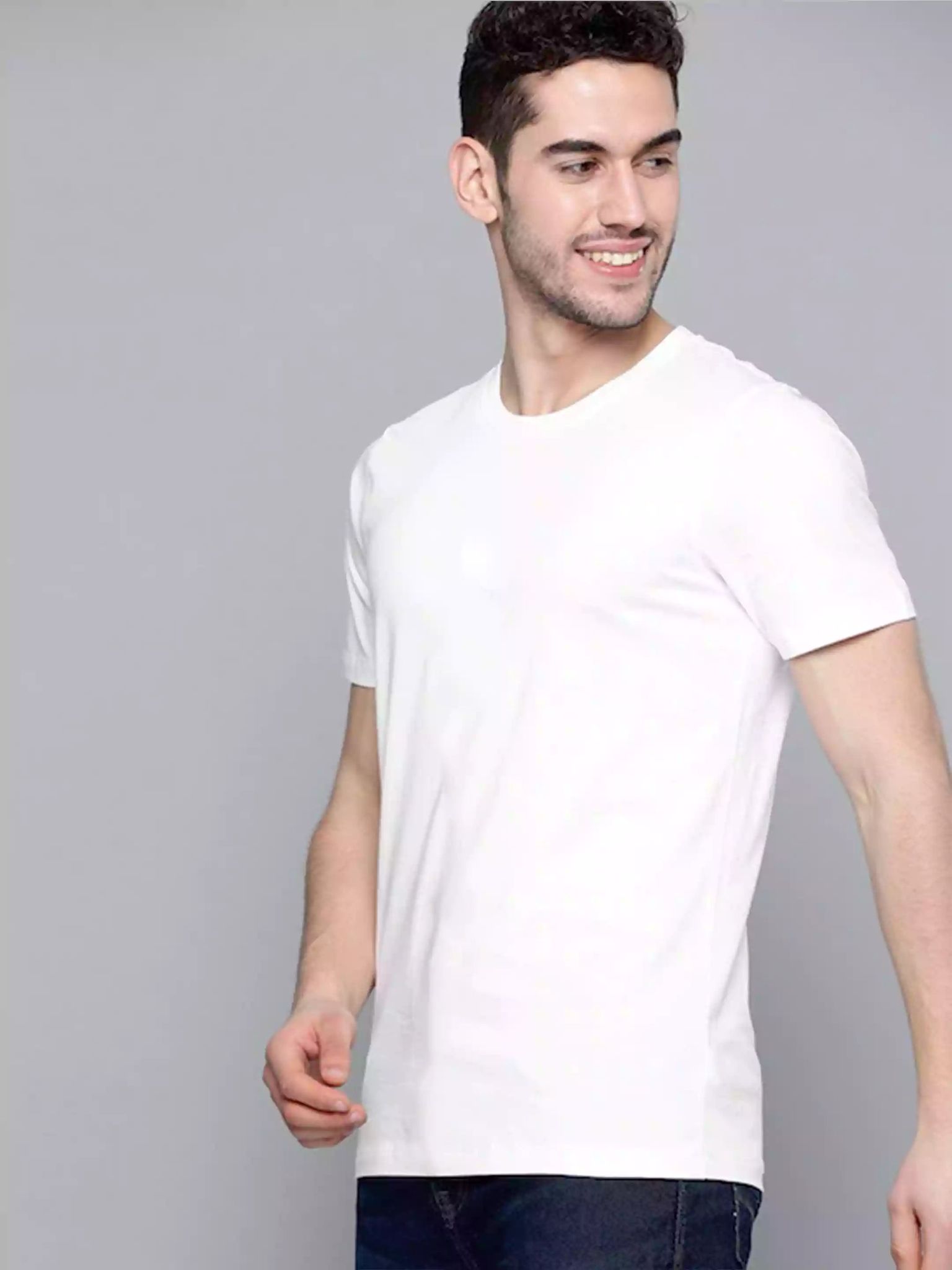 White - Sukhiaatma Unisex Basic T-shirt-XS-36