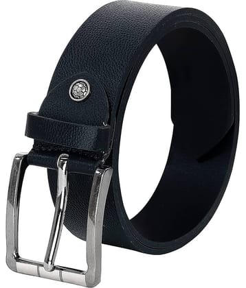 Leather World - Black 100% Leather Men's Formal Belt ( Pack of 1 )