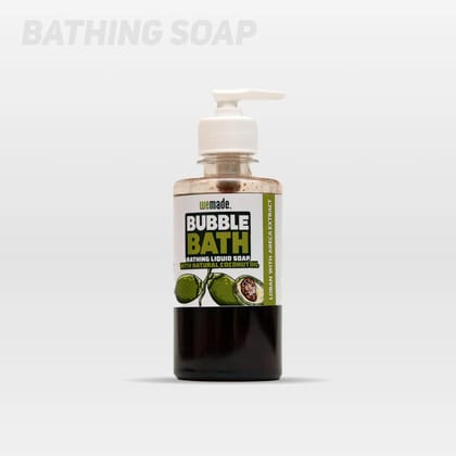 WeMade Bubble Bathing Liquid Soap with Natural Coconut Oil (Loban with Areca) 250g