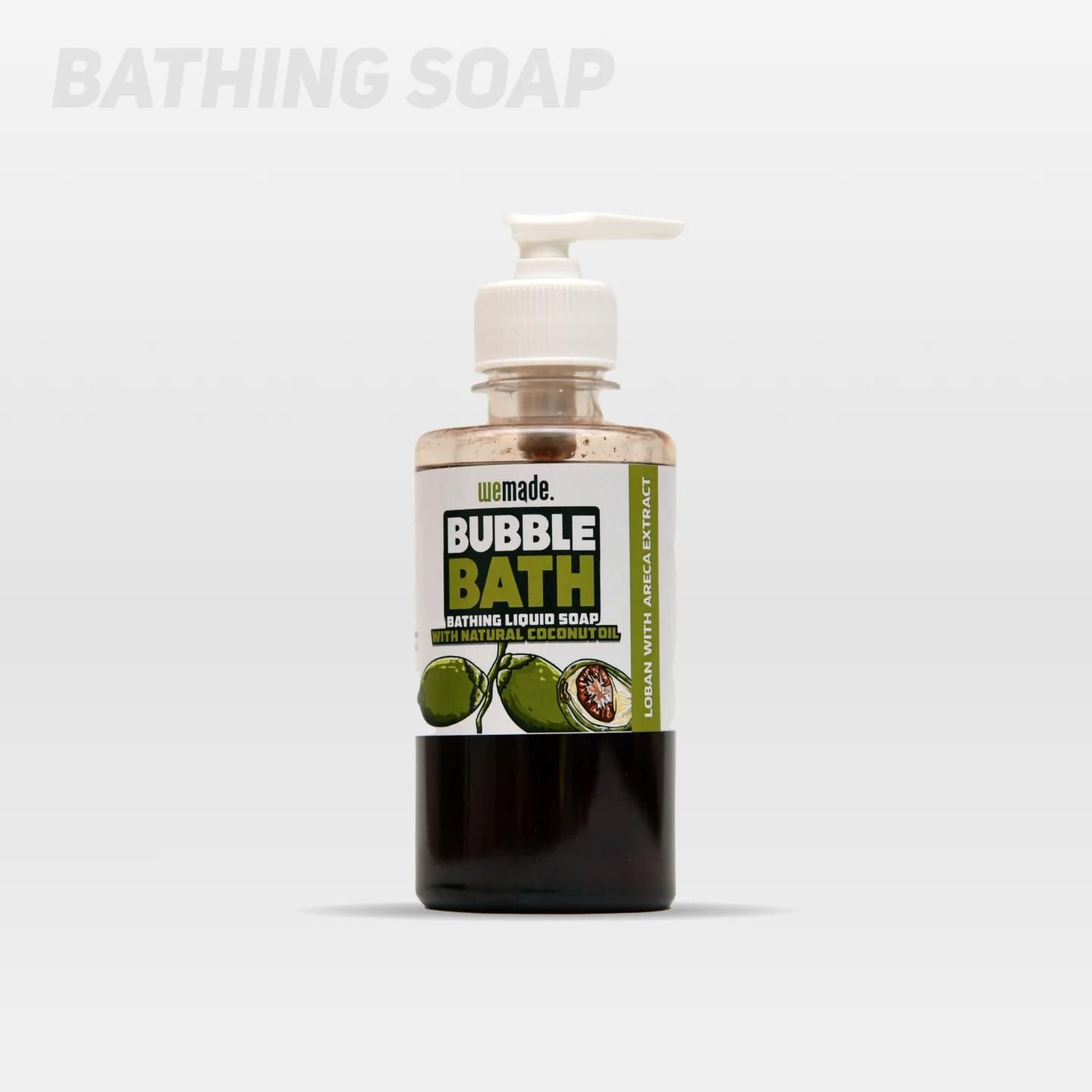 WeMade Bubble Bathing Liquid Soap with Natural Coconut Oil (Loban with Areca) 250g