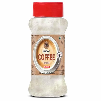 Brew Lab Instant Coffee Premix | Also Suitable For Vending Machine Better Taste & Texture Instant Coffee (100 g, Pure Flavoured)
