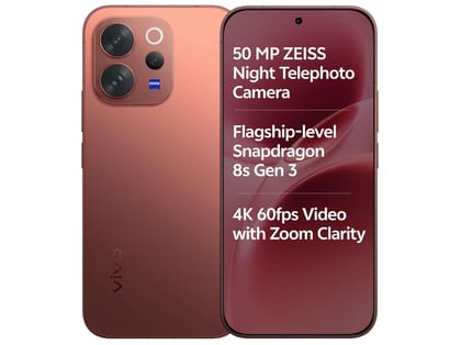 Vivo V70 Elite 5G Smartphone (12GB RAM, 256GB Storage) Sleek Design, 5G Speed & Reliable Performance - Passion Red
