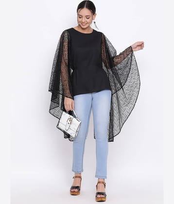 ALL WAYS YOU Women's Polyester Regular Top ( Black )