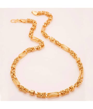 FASHION FRILL Gold Plated Chain ( Set of 1 )