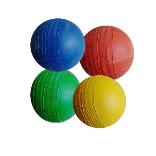 Nawani 4 pic Soft Rubber Cricket Ball | for Kids - Multi Color - Sports and Fitness Equipment | Buy online on ZillyBuy